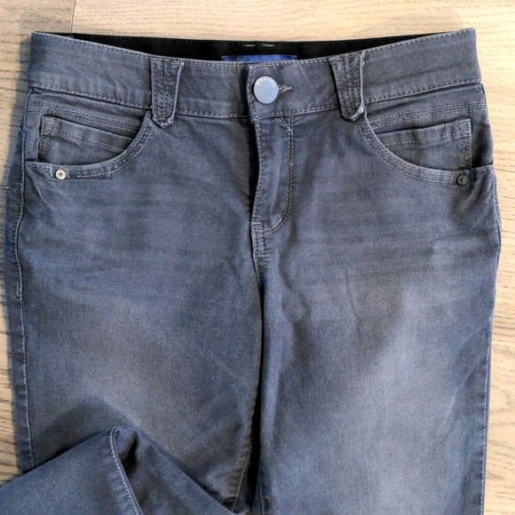 Democracy "Ab"solution denim, dark grey, skinny jean, ankle, size 6 - Picture 2 of 4